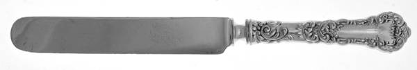 Yale I (Silverplate, 1894) Old French Hollow Knife with Bolster