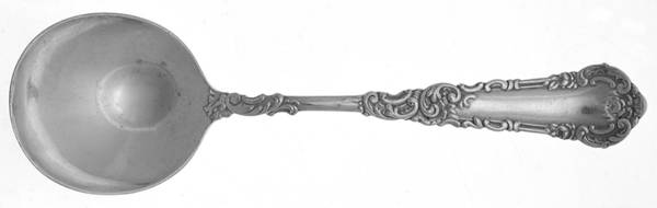 Yale I (Silverplate, 1894) Round Bowl Soup Spoon (Gumbo)
