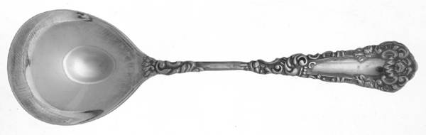 Yale I (Silverplate, 1894) Round Bowl Soup Spoon (Bouillon)