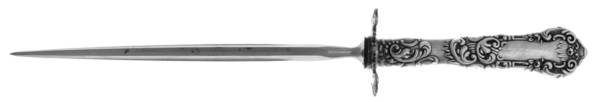 Yale I (Silverplate, 1894) Large Roast Steel Rod Knife Sharpener