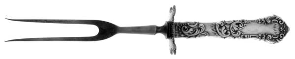 Yale I (Silverplate, 1894) Large Stainless-Prong Roast Carving Fork