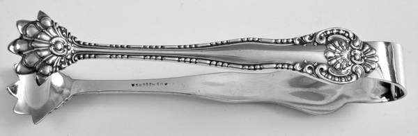 York (Silverplate, 1900) Sugar Tongs