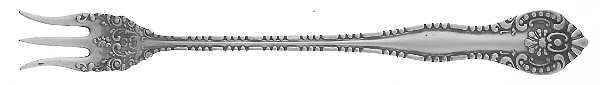 York (Silverplate, 1900) Cocktail/Seafood Fork
