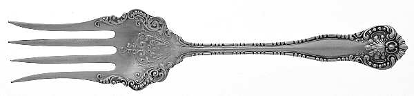 York (Silverplate, 1900) Small Chipped Beef Fork