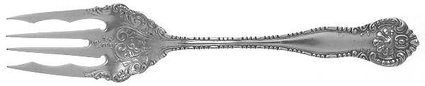 York (Silverplate, 1900) Individual Salad Fork