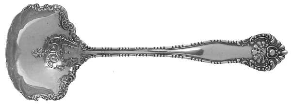 York (Silverplate, 1900) Solid Gravy Ladle