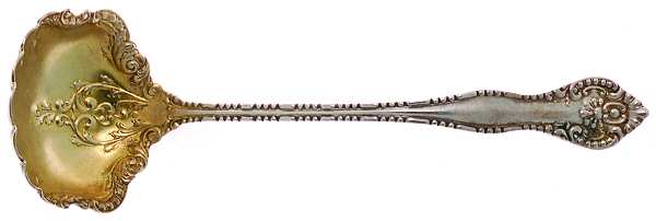 York (Silverplate, 1900) Solid Piece Cream Ladle