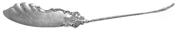York (Silverplate, 1900) Flat Handle Master Butter Knife