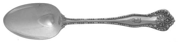 York (Silverplate, 1900) Monogram Teaspoon