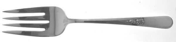 Youth (Silverplate, 1940) Large Solid Cold Meat Serving Fork
