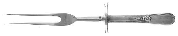 Youth (Silverplate, 1940) Large Stainless-Prong Roast Carving Fork
