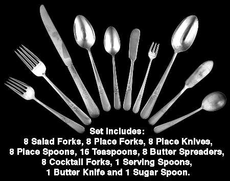 Youth (Silverplate, 1940) 67 Piece Set