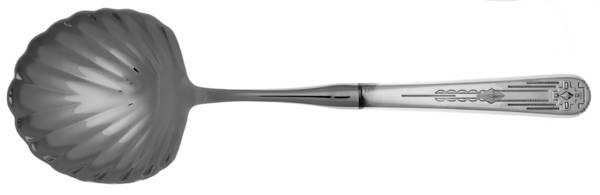 Zia (Silverplate, 1990) Casserole Spoon with Stainless Shell Bowl