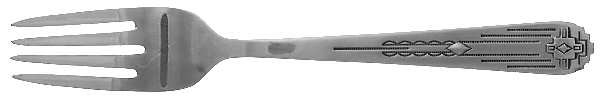 Zia (Silverplate, 1990) Individual Salad Fork