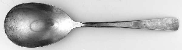 Vermont (Silverplate) Solid Smooth Casserole Spoon by International Silver