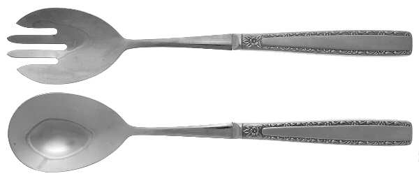 IMI77 (Stainless) 2 Pc Salad Set with Stainless Bowl