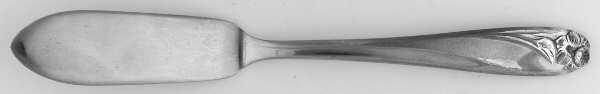 Daffodil (Silverplate, 1950) Flat Handle Master Butter Knife