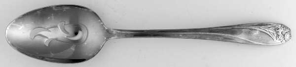 Daffodil (Silverplate, 1950) Pierced Tablespoon (Serving Spoon)