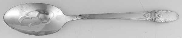 First Love (Silverplate, 1937) Pierced Tablespoon (Serving Spoon)