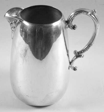 Silver Iris (Silverplate Hollowware) Silverplate Water Pitcher