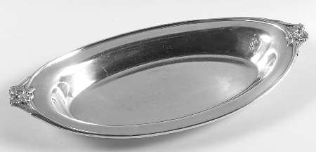 Silver Iris (Silverplate Hollowware) Silverplate Bread Tray