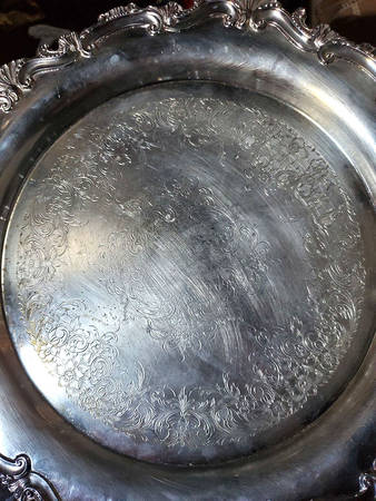 Essex Manor (Silverplate, Hollowware) 14" Round Tray