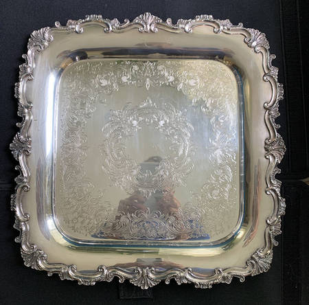Essex Manor (Silverplate, Hollowware) 16" Square Tray
