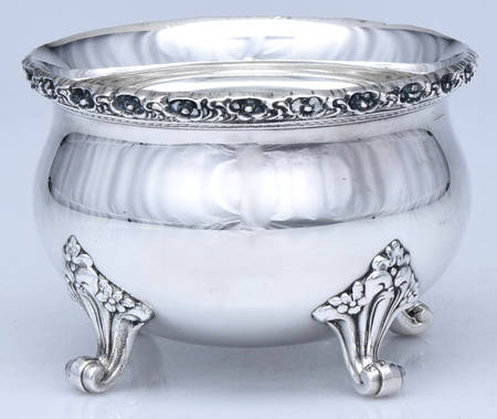 Du Barry-Floral Border (Silver, Hollowware, Wbswcx) Waste Bowl
