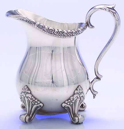 Du Barry-Floral Border (Silver, Hollowware, Wbswcx) Creamer