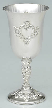 Du Barry-Chased (Silverplate, Hllwr, Websterwlcx) Water Goblet