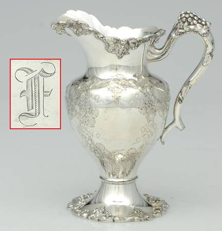 Vintage-Chased (Silverplate, Hollowware) Creamer