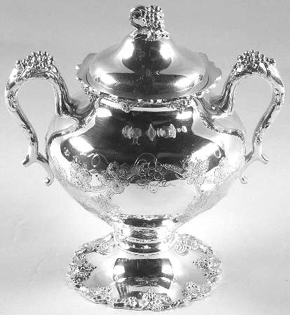 Vintage-Chased (Silverplate, Hollowware) Sugar Bowl & Lid