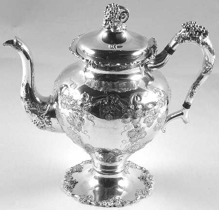 Vintage-Chased (Silverplate, Hollowware) Teapot