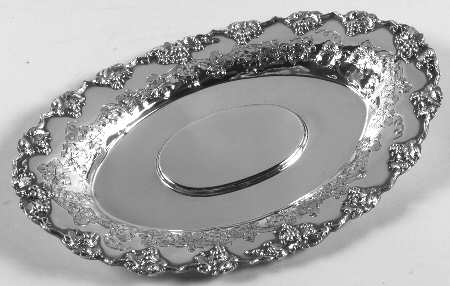 Vintage-Chased (Silverplate, Hollowware) Plated Gravy Underplate