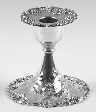 Vintage-Chased (Silverplate, Hollowware) 4" Console Candleholder