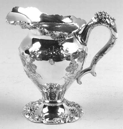 Vintage-Chased (Silverplate, Hollowware) Silverplate Mini Creamer