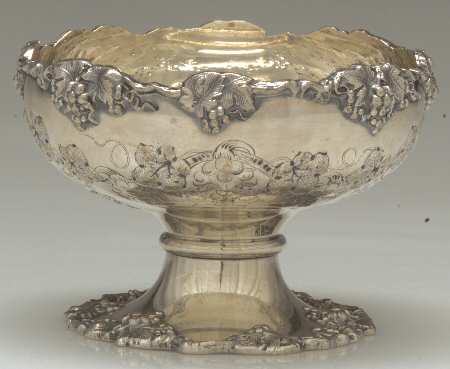 Vintage-Chased (Silverplate, Hollowware) Waste Bowl