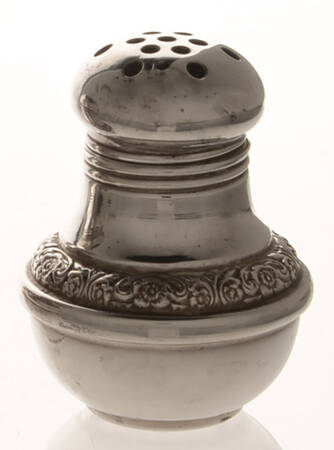 Prelude-Plain (Sterling Hollowware) Sterling Mini Salt Shaker