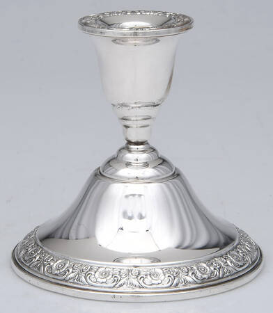 Prelude-Plain (Sterling Hollowware) Weighted Candleholder