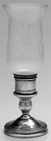 Prelude-Plain (Sterling Hollowware) Weighted Hurricane Lamp & Globe