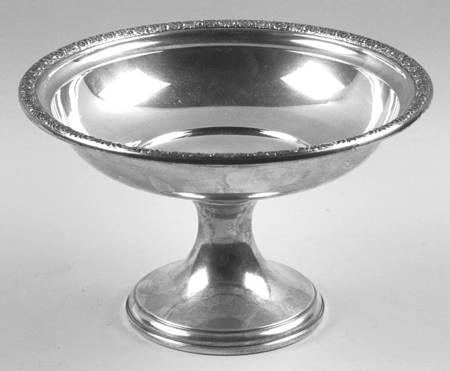 Prelude-Plain (Sterling Hollowware) 9" Weighted Round Footed Centerpiece