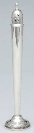 Prelude-Plain (Sterling Hollowware) Tall Weighted Pepper Shaker
