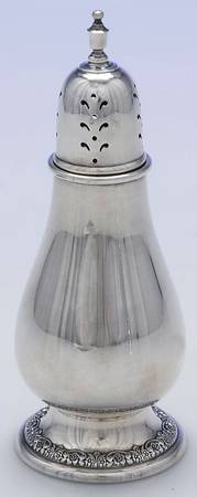 Prelude-Plain (Sterling Hollowware) Monogram Salt Shaker