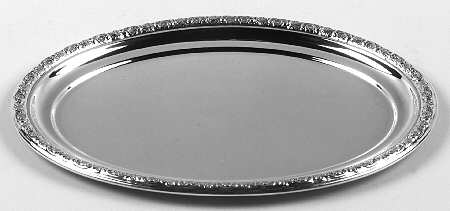 Prelude-Plain (Sterling Hollowware) Tray for Mini Creamer & Open Sugar Set