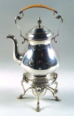 Prelude-Plain (Sterling Hollowware) Kettle, Stand & Burner