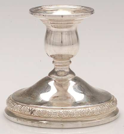 Prelude-Plain (Sterling Hollowware) Weighted Candleholder