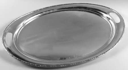 Prelude-Plain (Sterling Hollowware) Large Waiter Tray