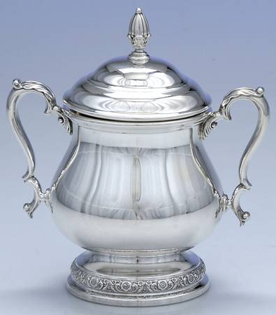 Prelude-Plain (Sterling Hollowware) Sugar Bowl & Lid