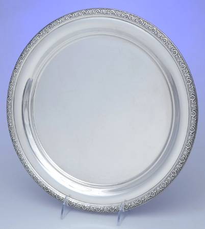 Prelude-Plain (Sterling Hollowware) 12" Round Tray
