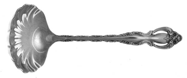Countess (Silverplate, 1969, Korea) Gravy Ladle with Shell Bowl